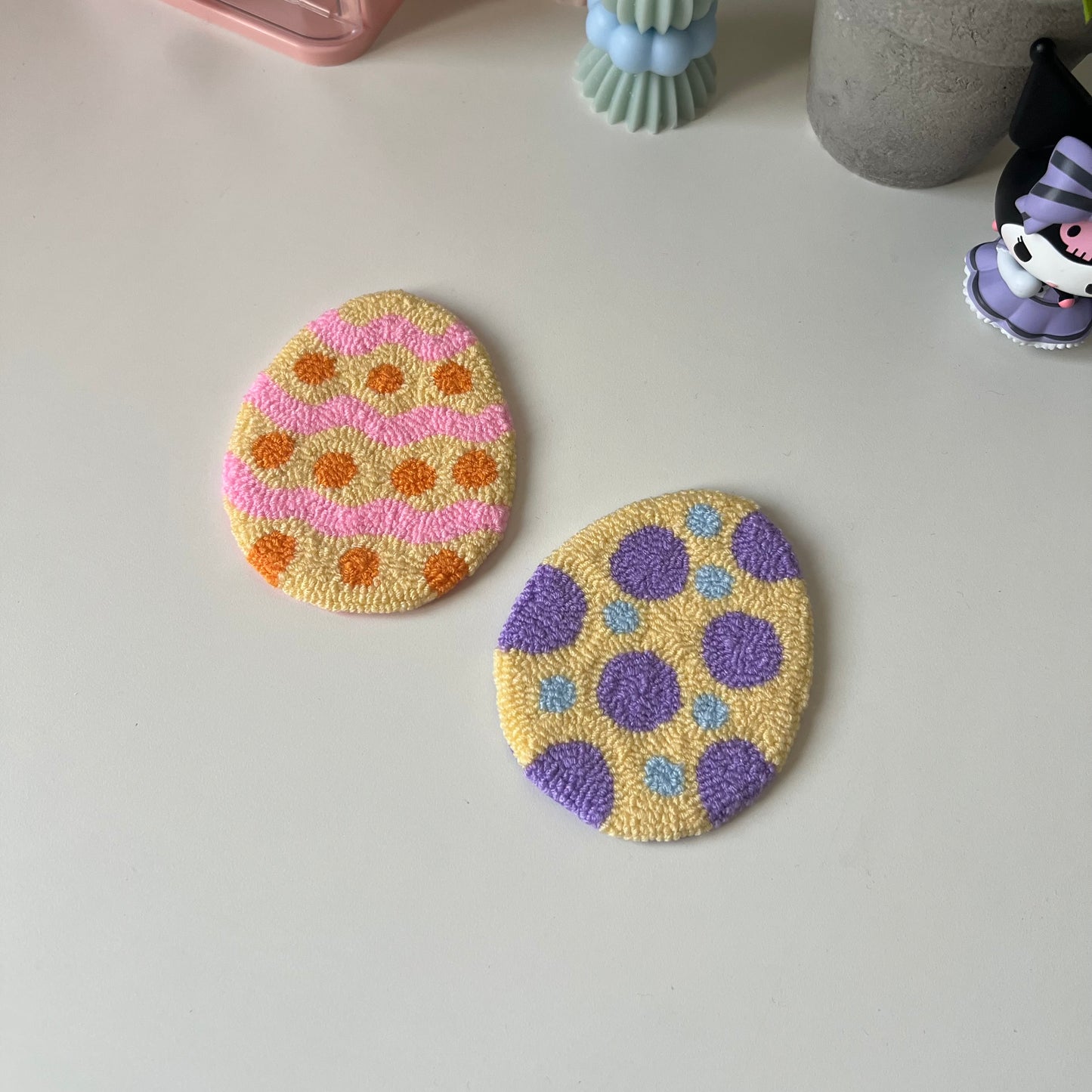 Easter egg mug rugs