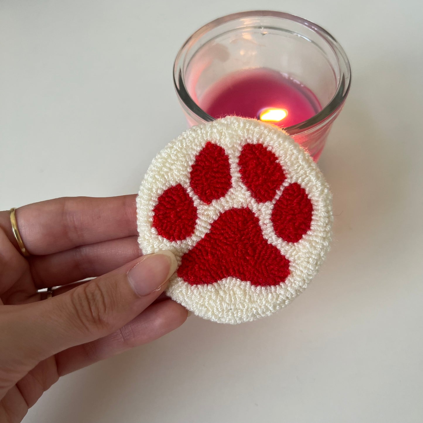 Paws car coasters