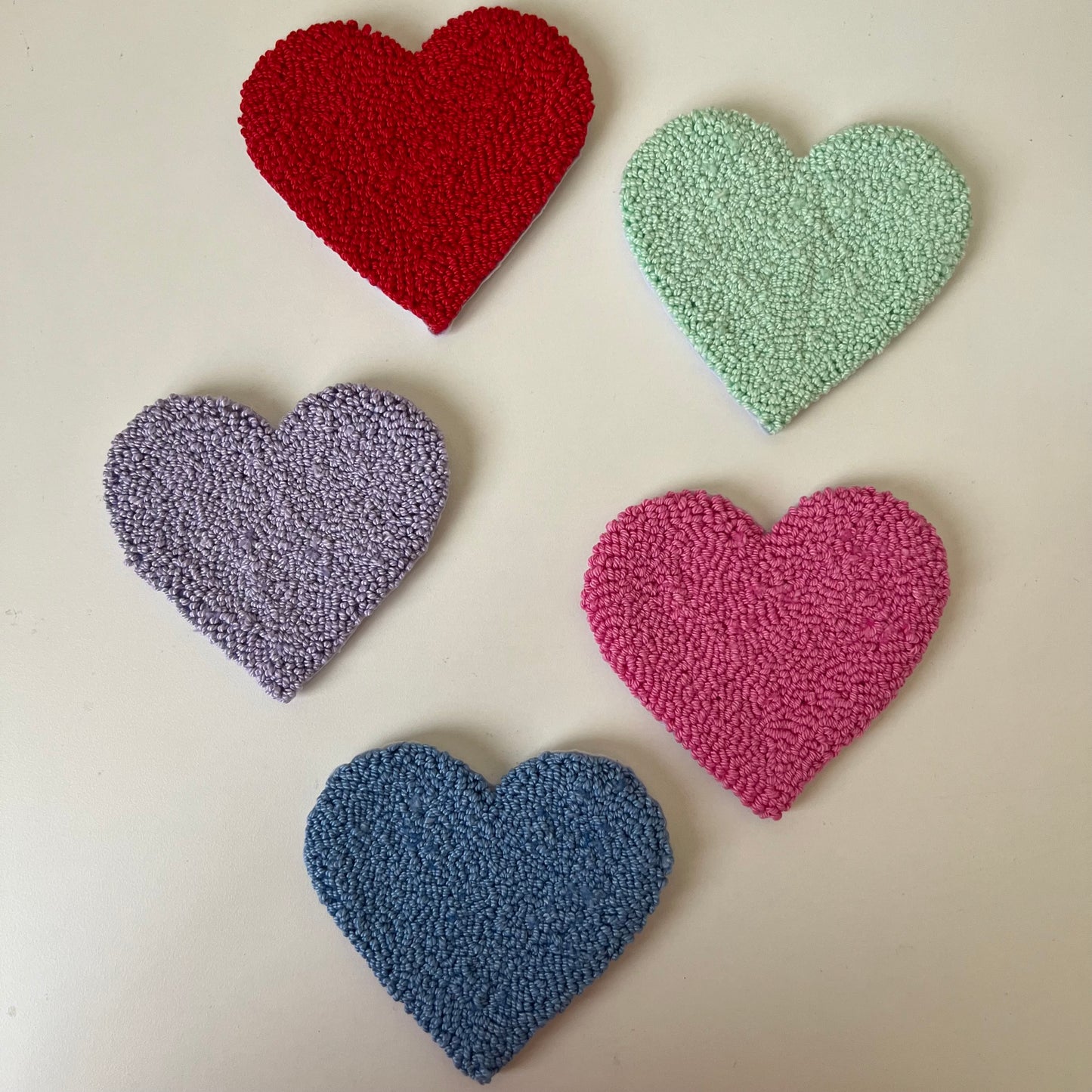 Heart mug rugs