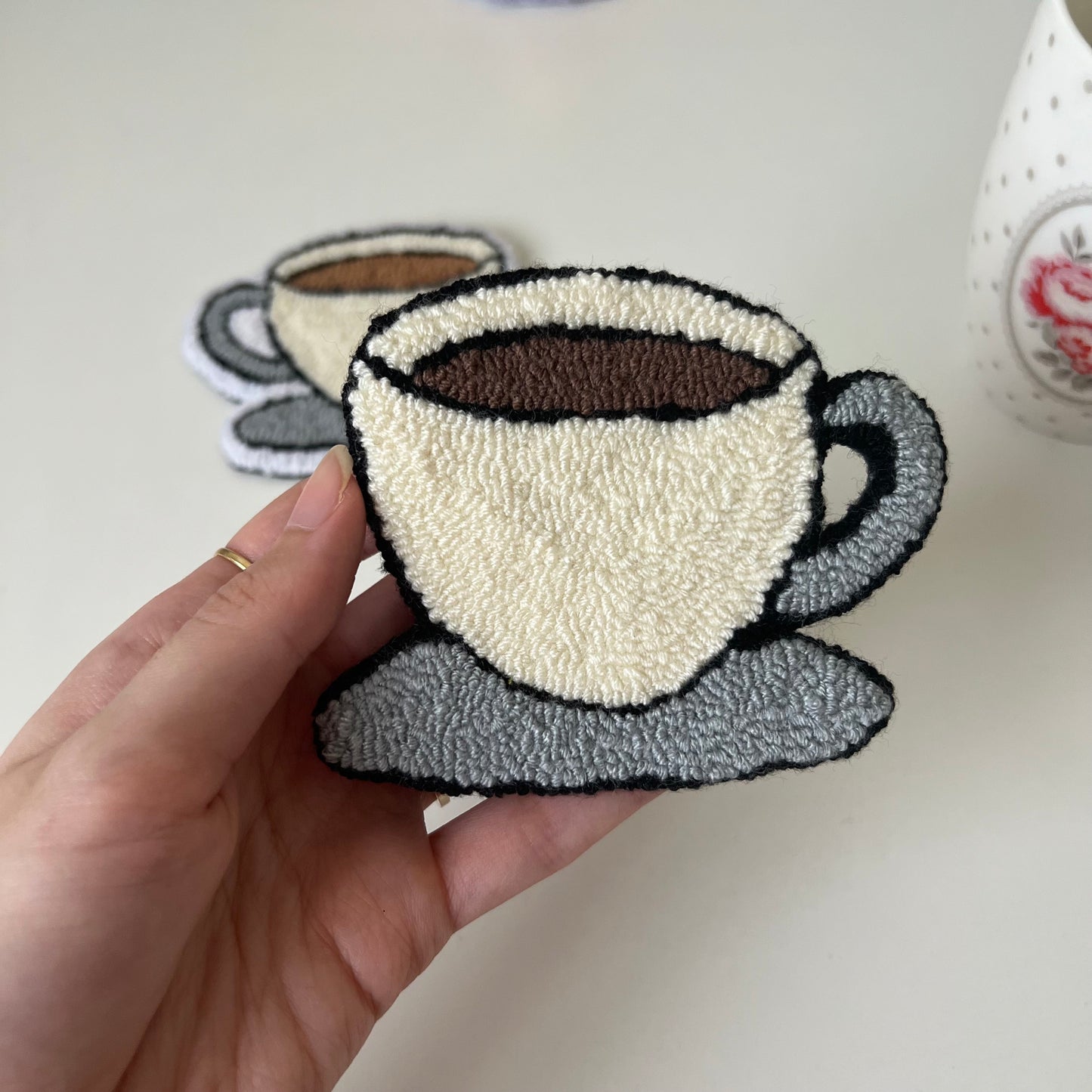 Coffee mug rugs