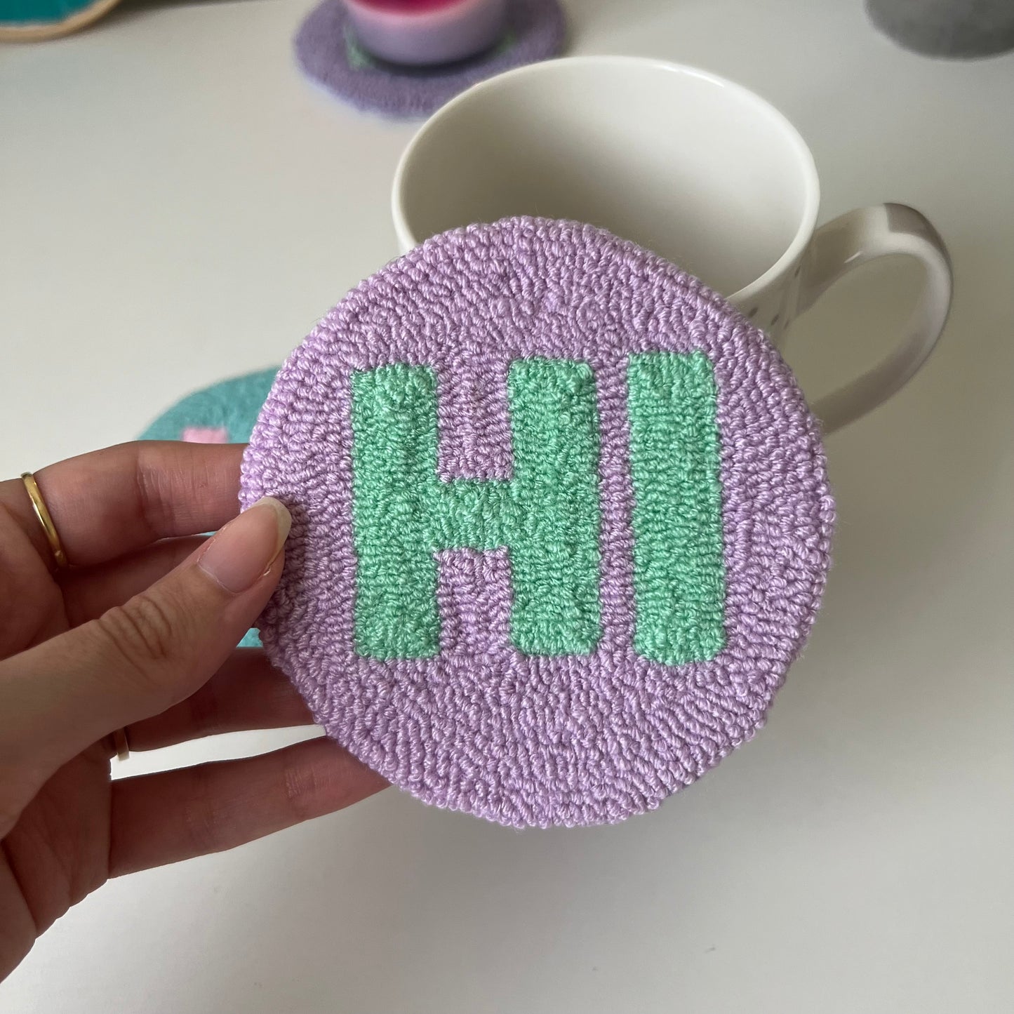 Hi mug rugs