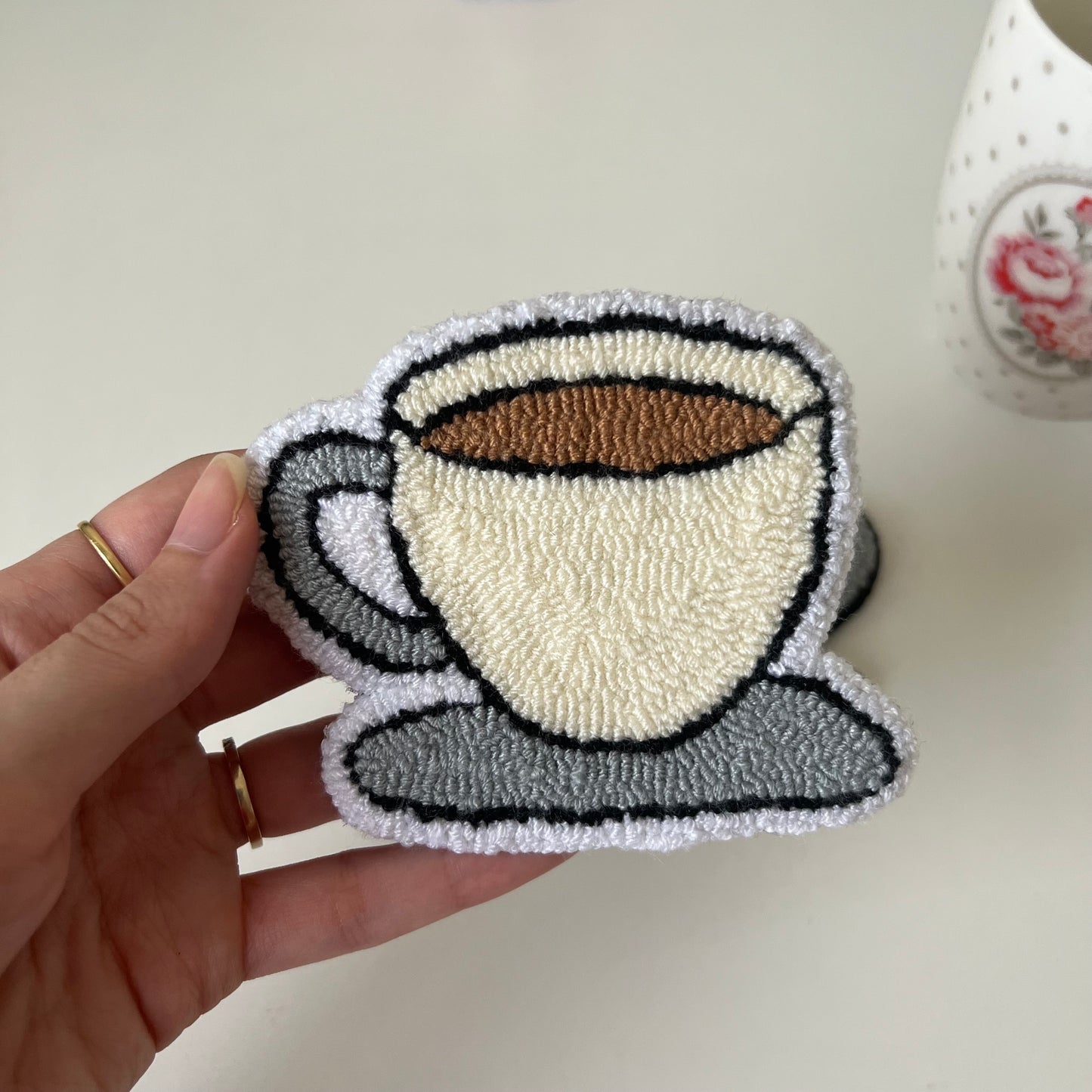 Coffee mug rugs