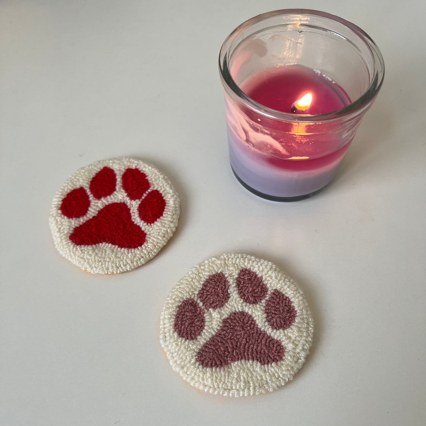 Paws car coasters