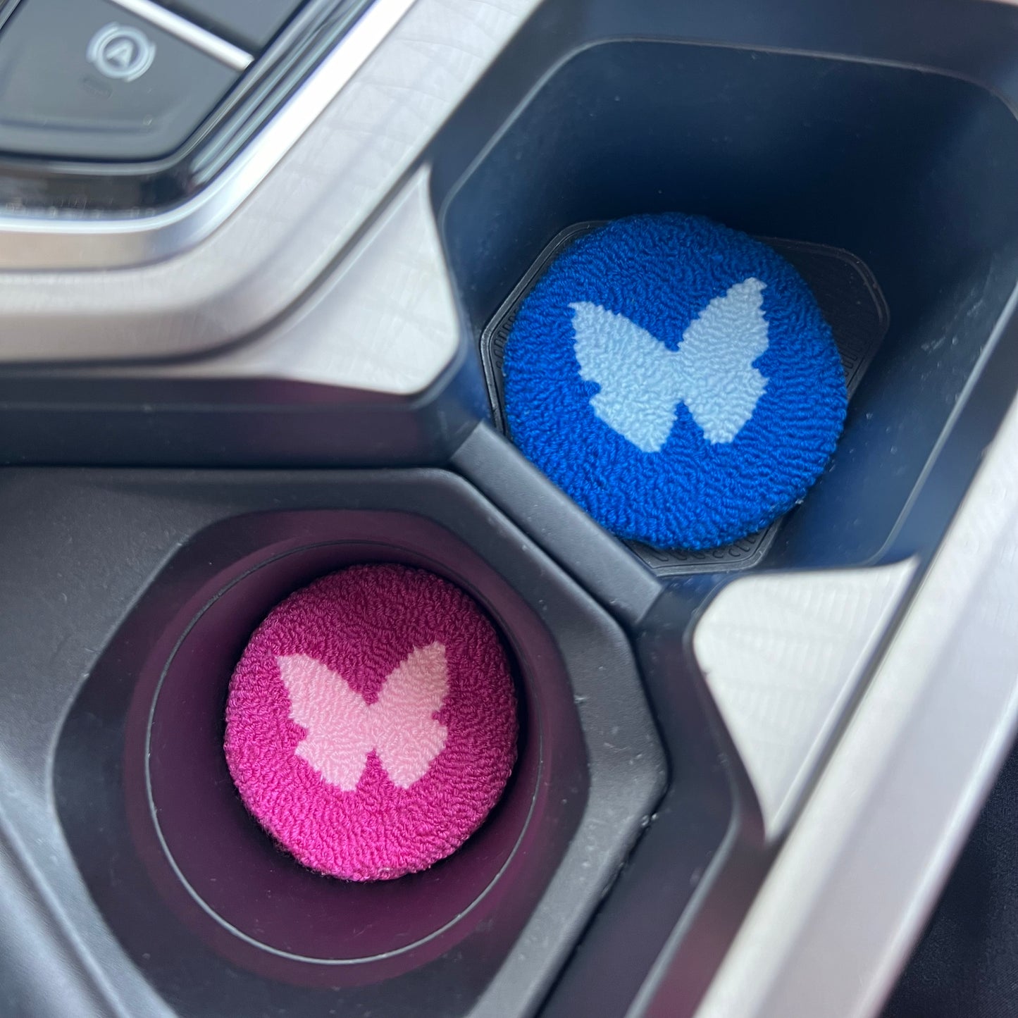 Butterfly car coasters