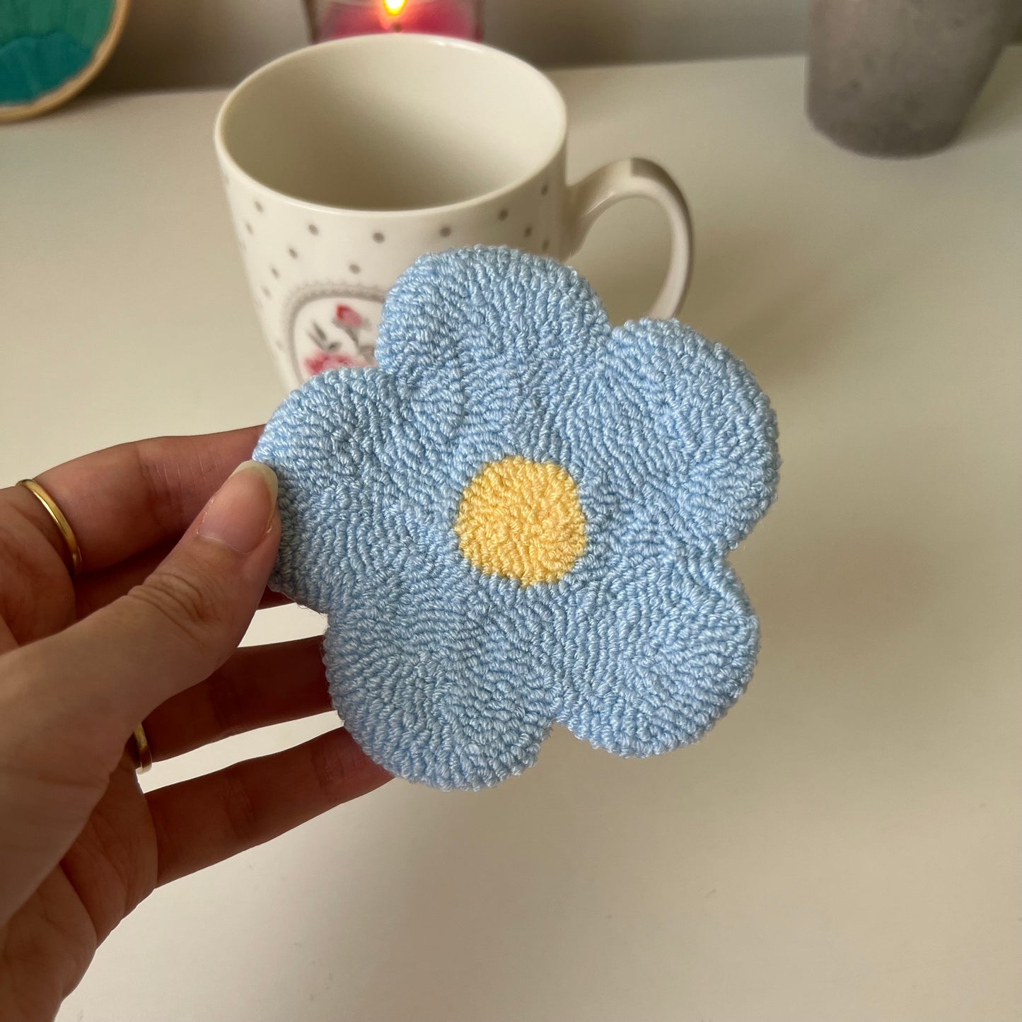 Daisy mug rugs
