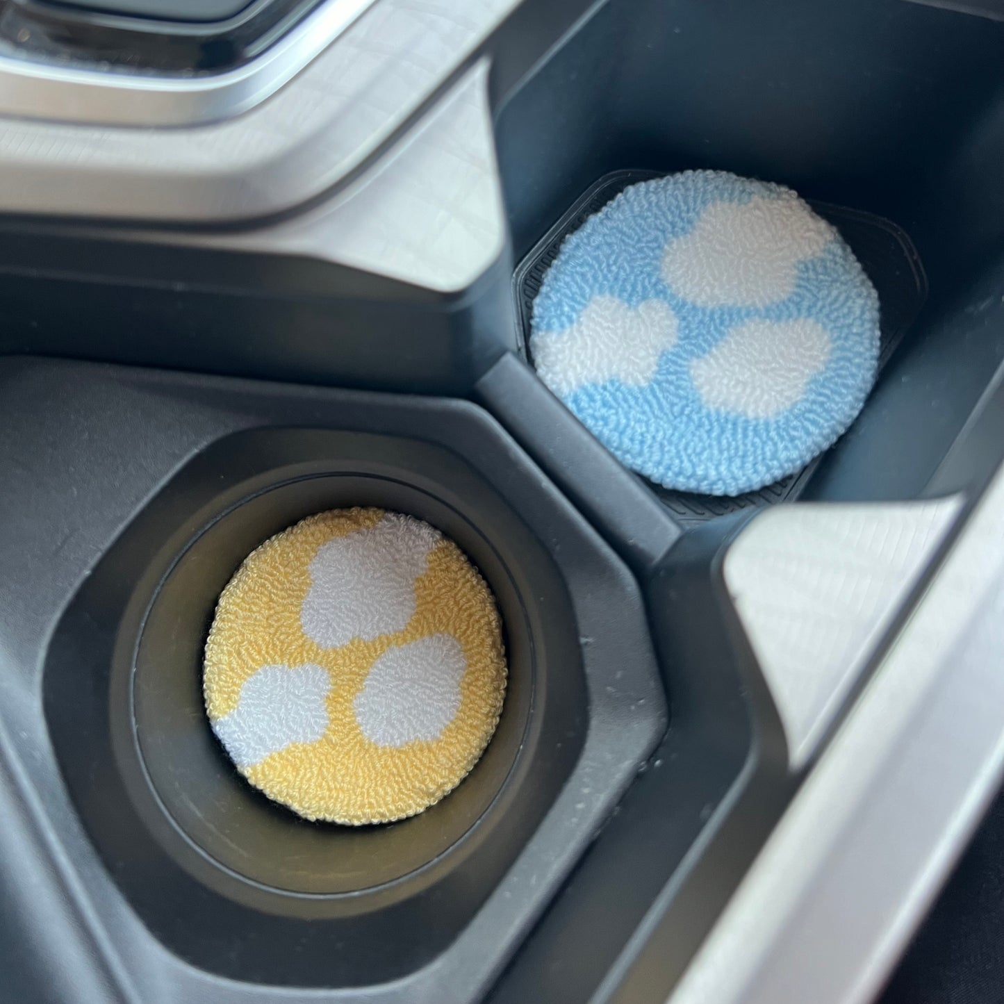 Clouds car coasters